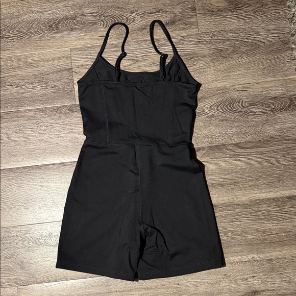 Black Strappy Romper - Picture 4 of 5